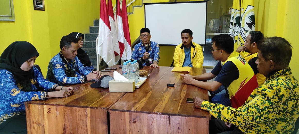 Jaga Demokrasi Sehat, Kesbangpol Sulbar Lanjutkan Rangkaian Kunjungan ke DPD Partai Golkar